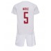 Maillot de foot Danemark Joakim Maehle #5 Extérieur vêtements enfant Monde 2022 Manches Courtes (+ pantalon court)